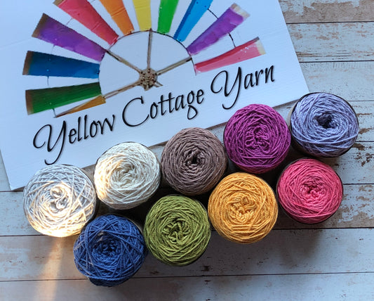 Yellow Cottage Yarn  Cotton DK
